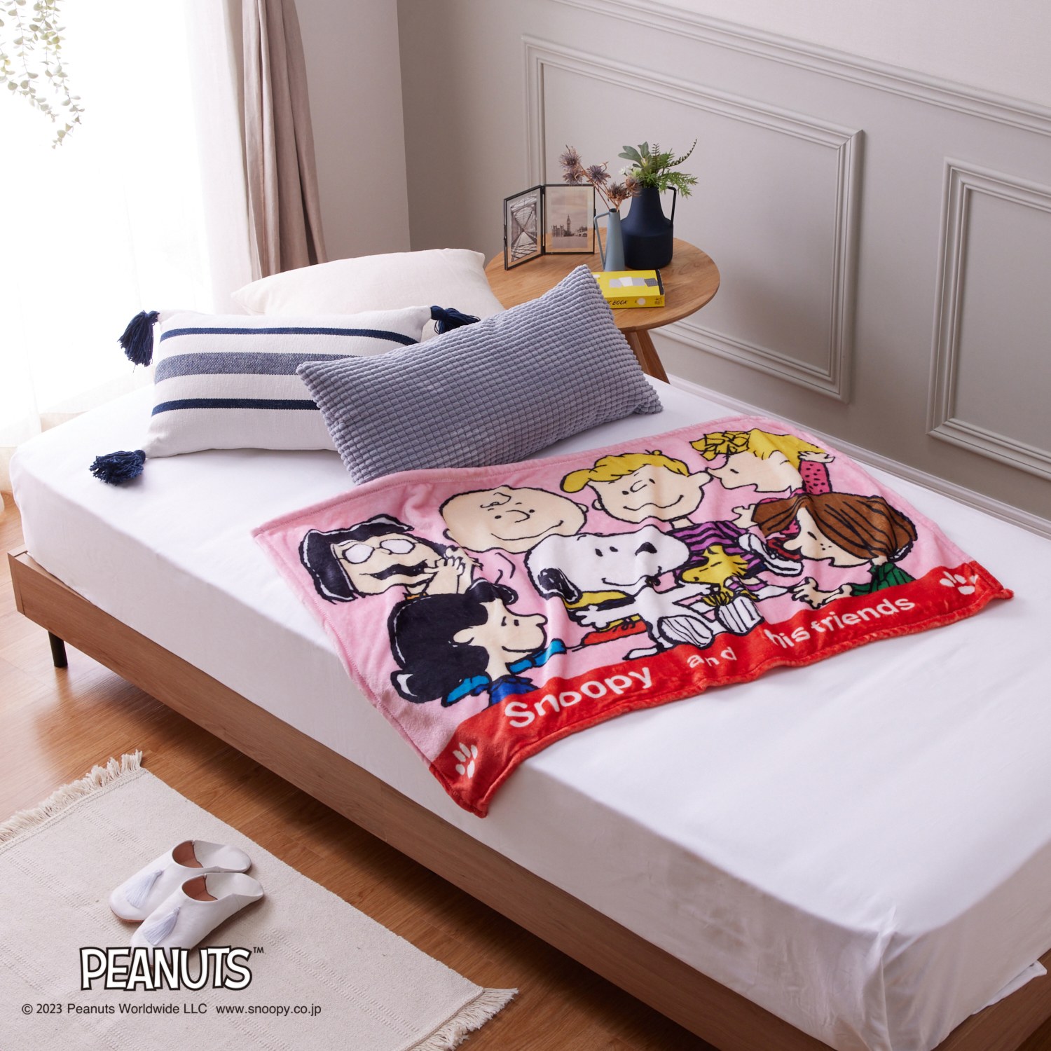 スヌーピー ひざ掛け