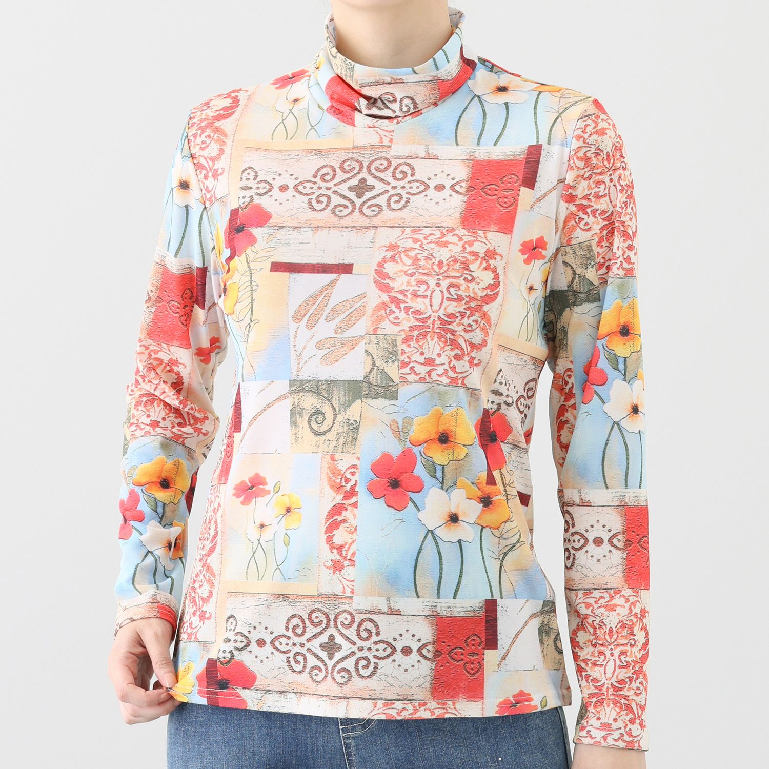 ダジュール パワーネット プリントプルオーバー