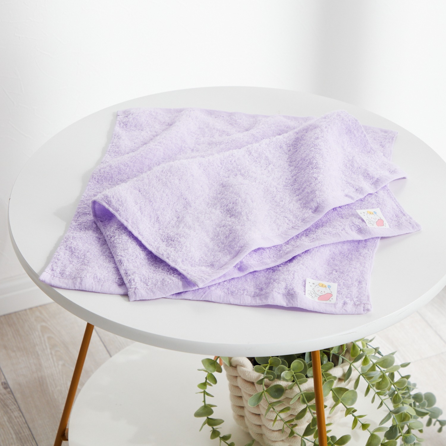 おぼろタオル ベビー専用おでかけタオル 同色２枚セット