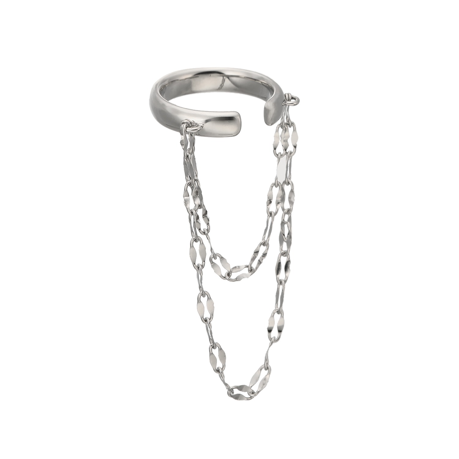 ステングレイス サージカルステンレス スウィングペタル イヤーカフ ＜片側のみ＞