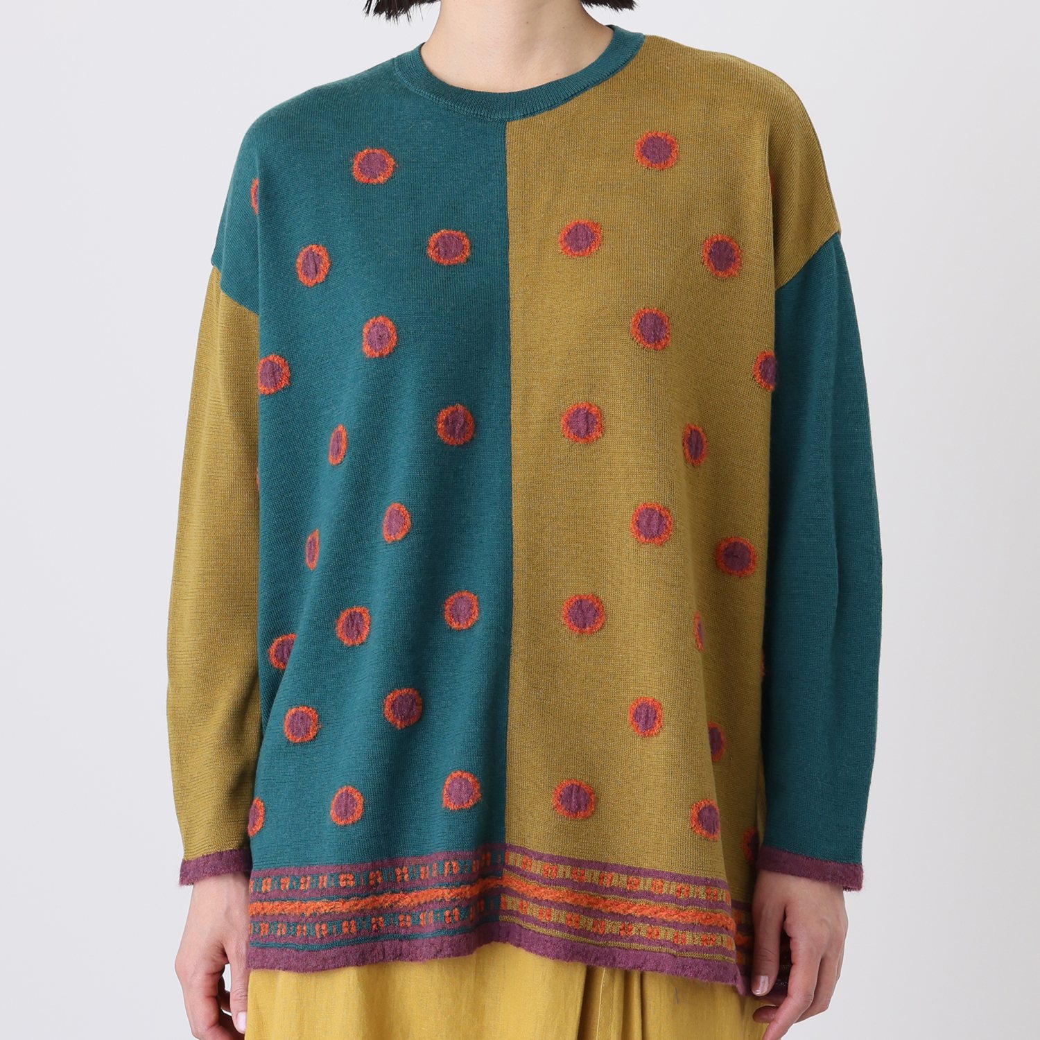 エム　アンド　キョウコ ドットデザイン プルオーバー