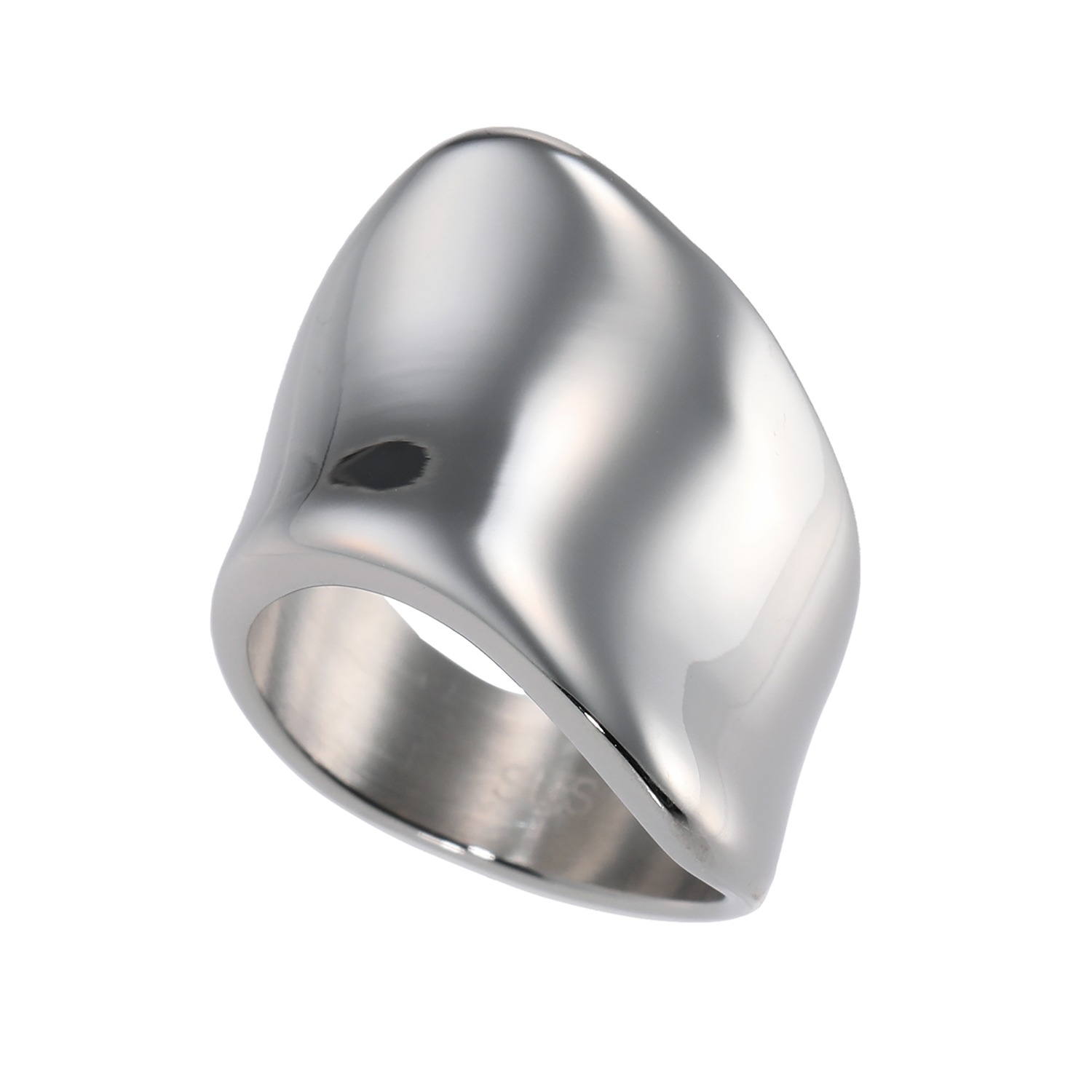 ラフィナリスタ サージカルステンレス ウェーブデザイン ワイドリング