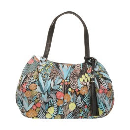 ラルジュ ボタニカルジャガード ハンドバッグ