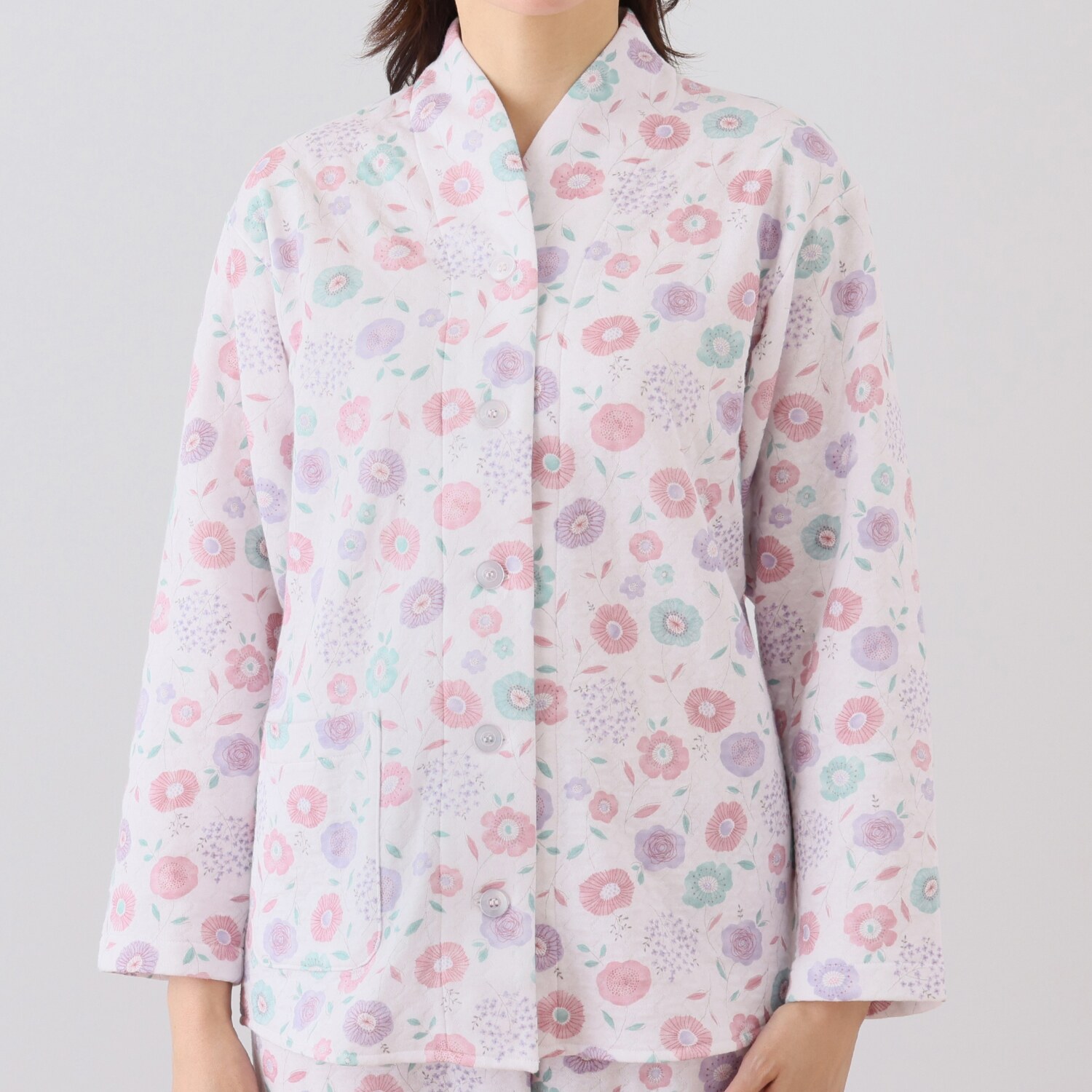 ロマンス小杉 日本の匠が手掛ける モイスチャーコットン キルトニット あったかパジャマ