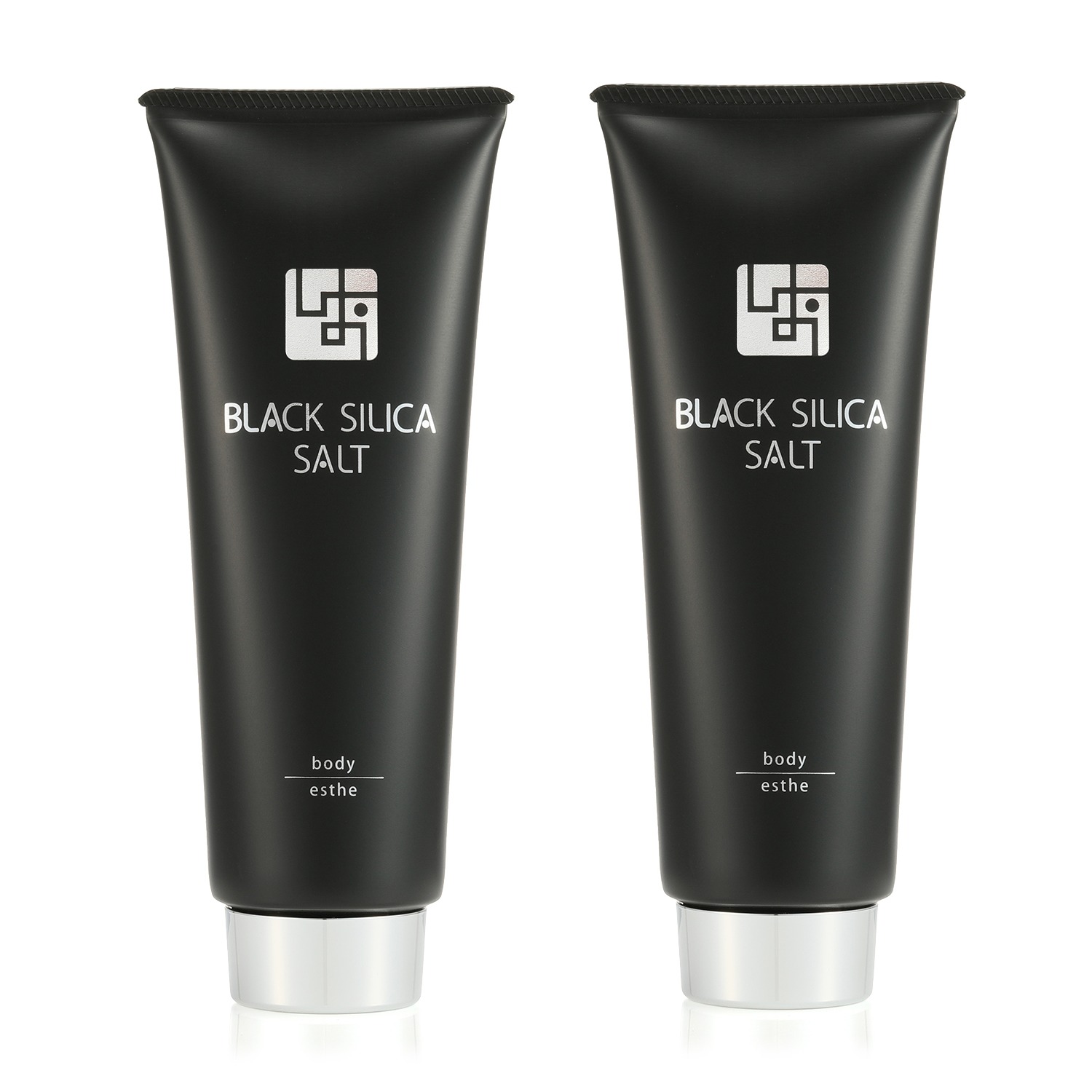 ブラックシリカソルト 乾燥ダメージ肌をケアして 透明感のあるハリ肌へ！ ボディエステ ２本セット