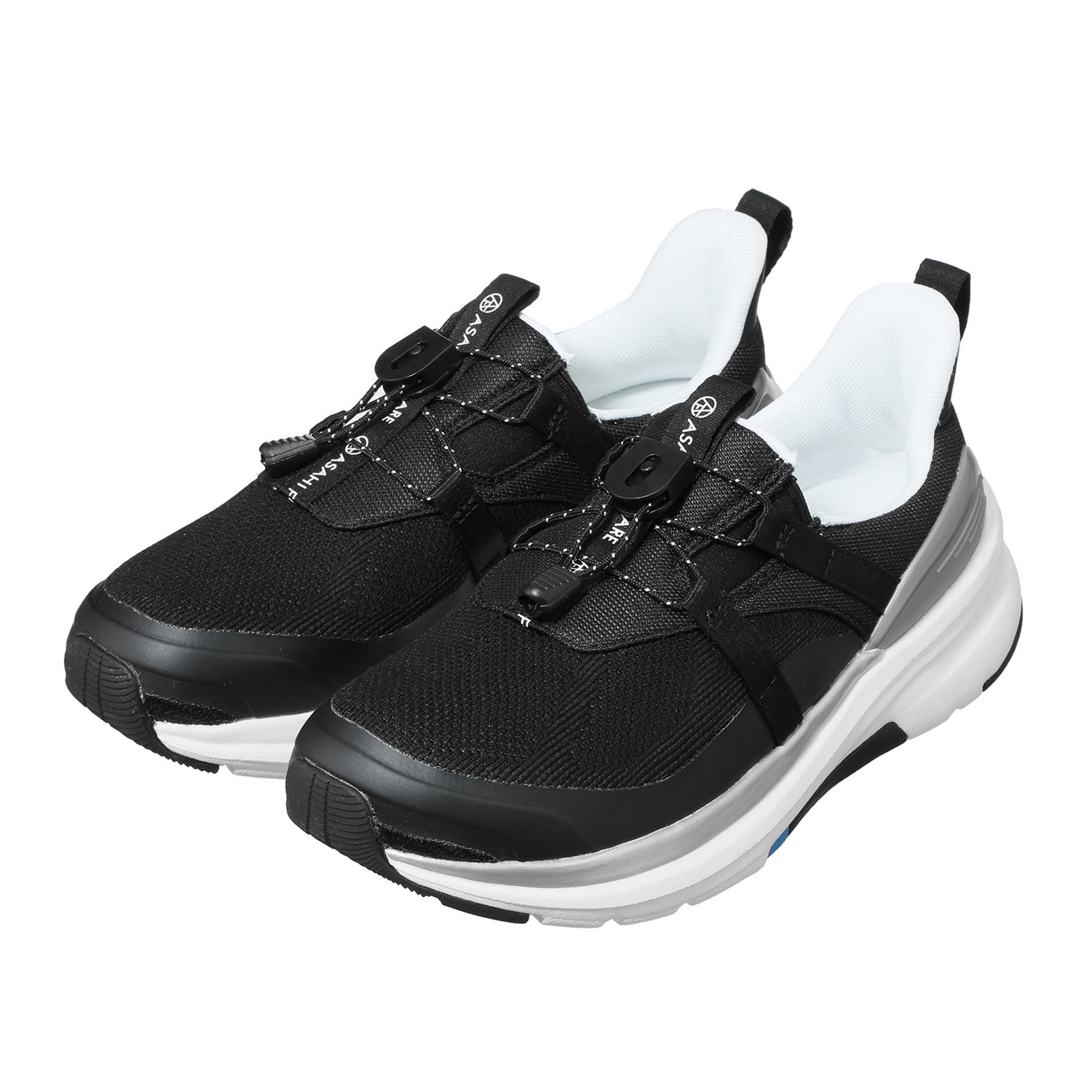 ＜レディース＞アサヒフットケア ストッパー付 スリッポンスニーカー 