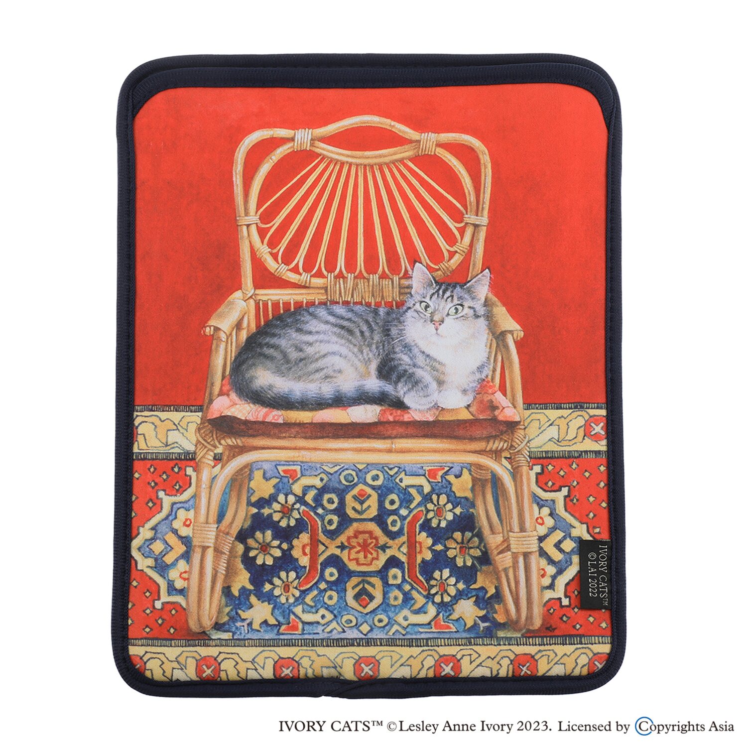 ディアカーズ ダイアリーポーチ “アイボリーキャッツ”