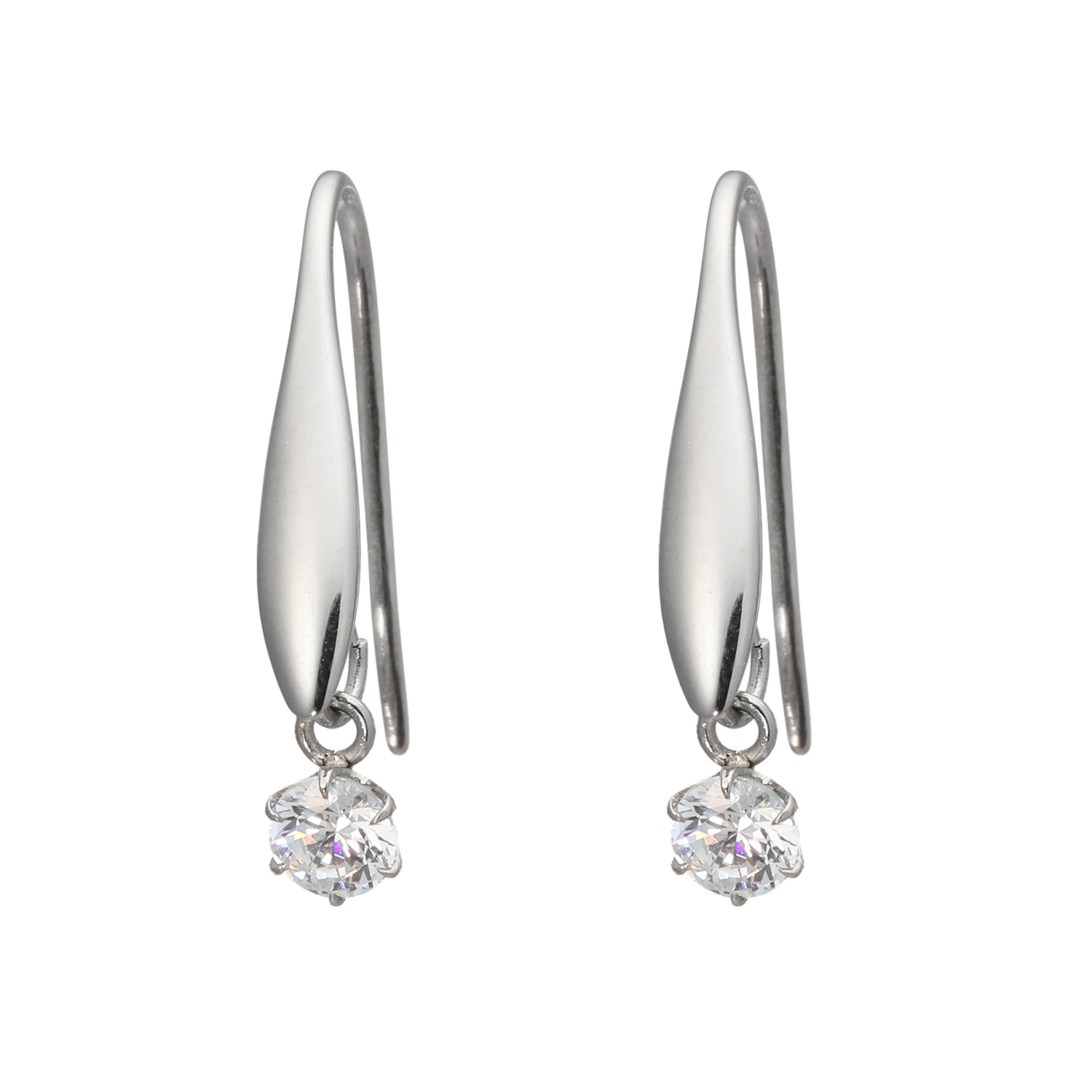 ベリテ K18WG バケットカットダイヤモンドピアス 0.4ct 楽天市場】k18