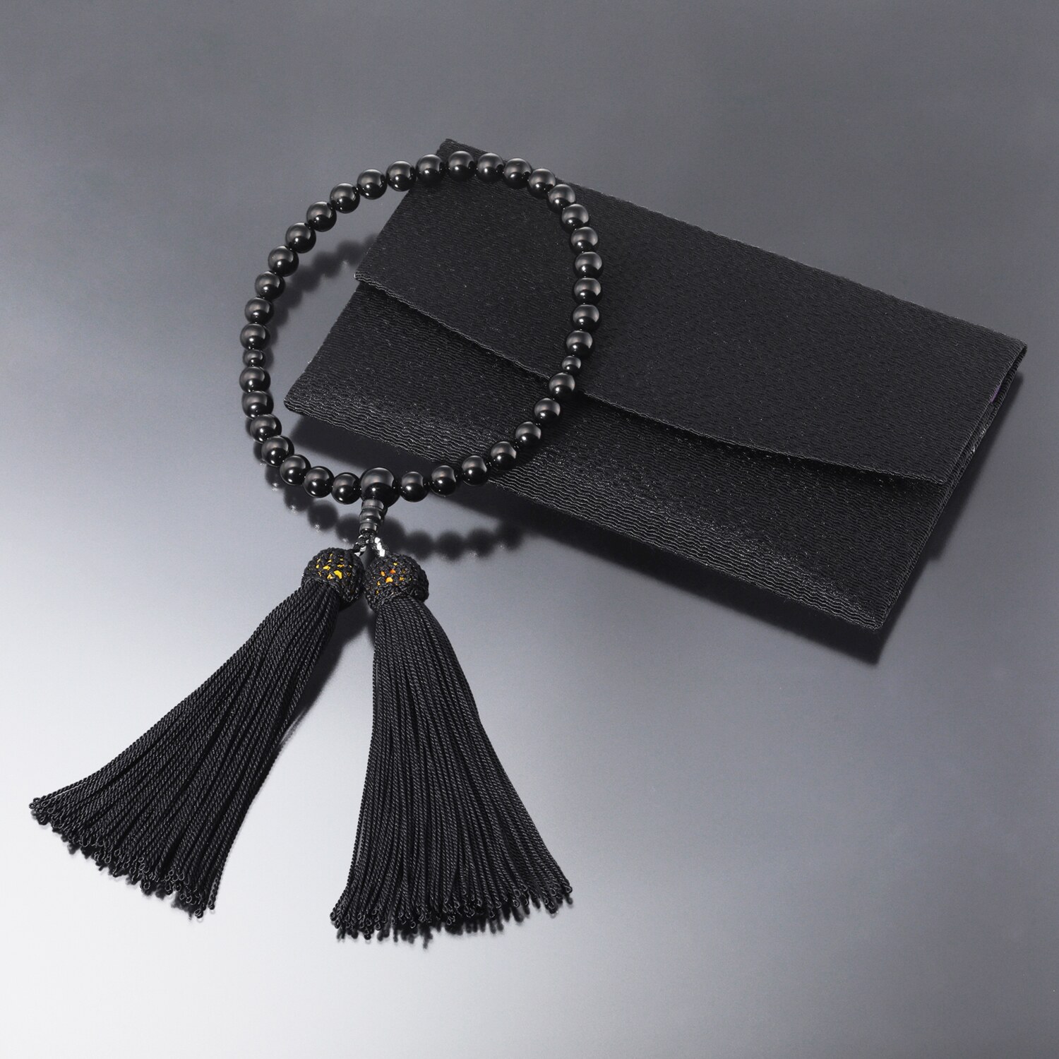 バイネイチャーサイレンス ジェット＆ ブラックオニキス 念珠