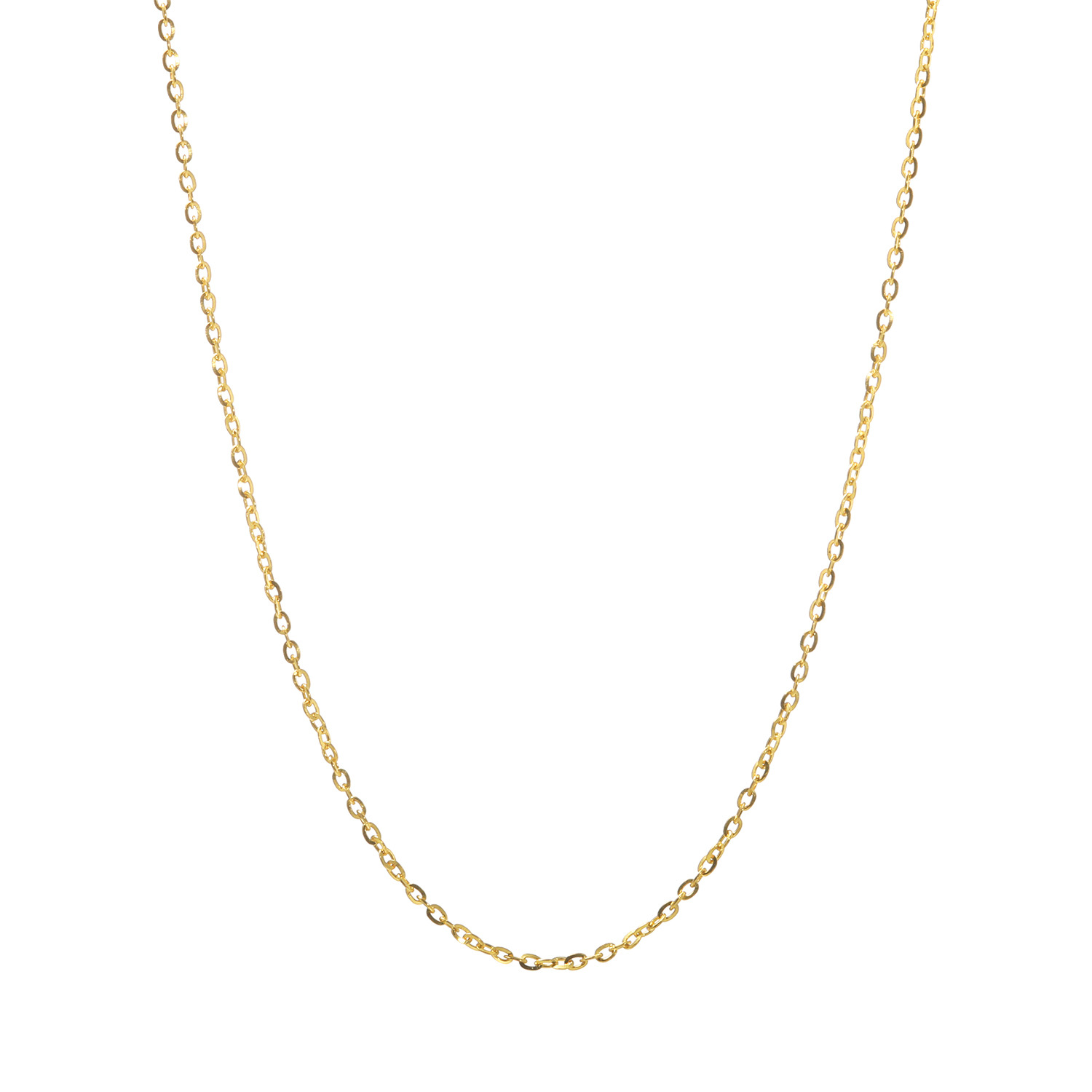 パワーゴールド24 純金 シャイニーカット ケーブルチェーン  