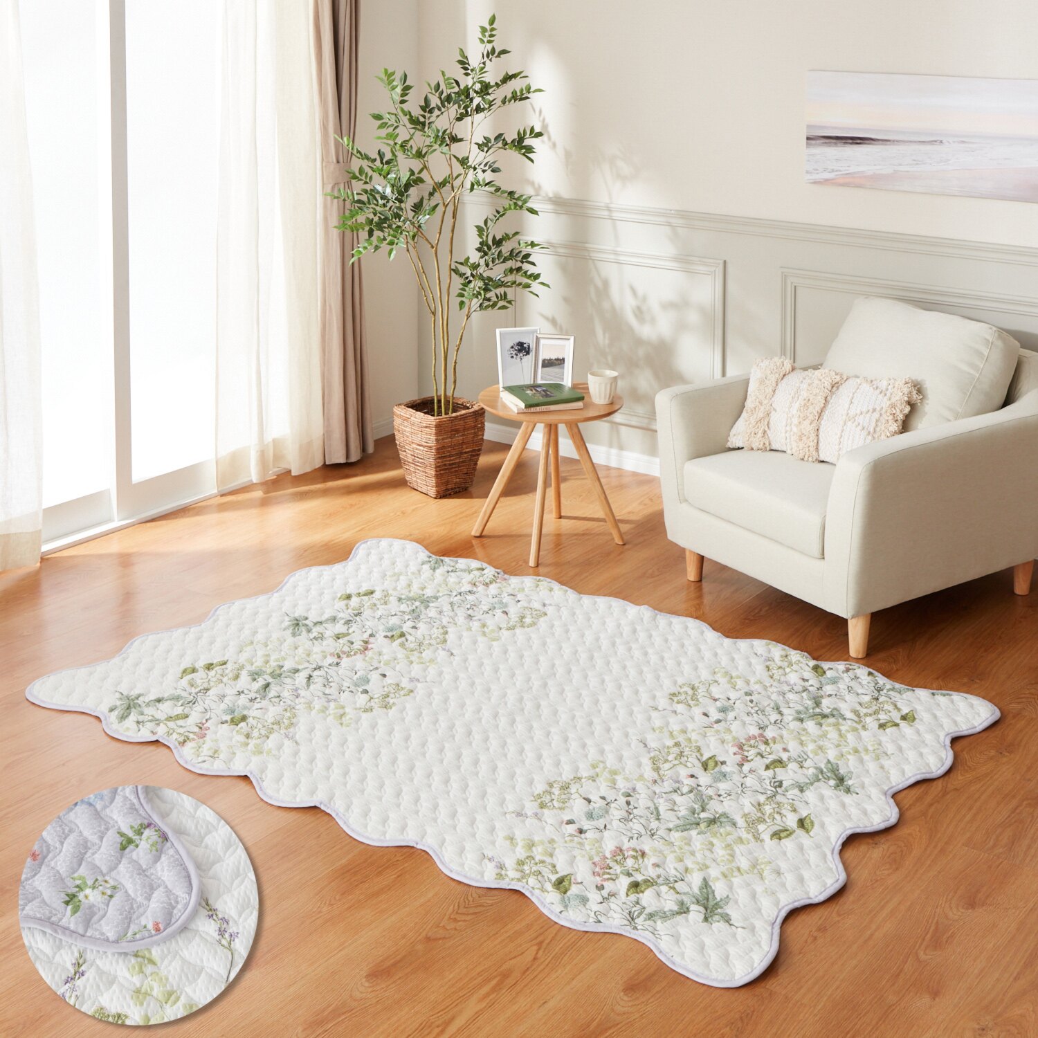 キルトケット/マルチカバー/ベッドカバー/ソファカバー3点セット