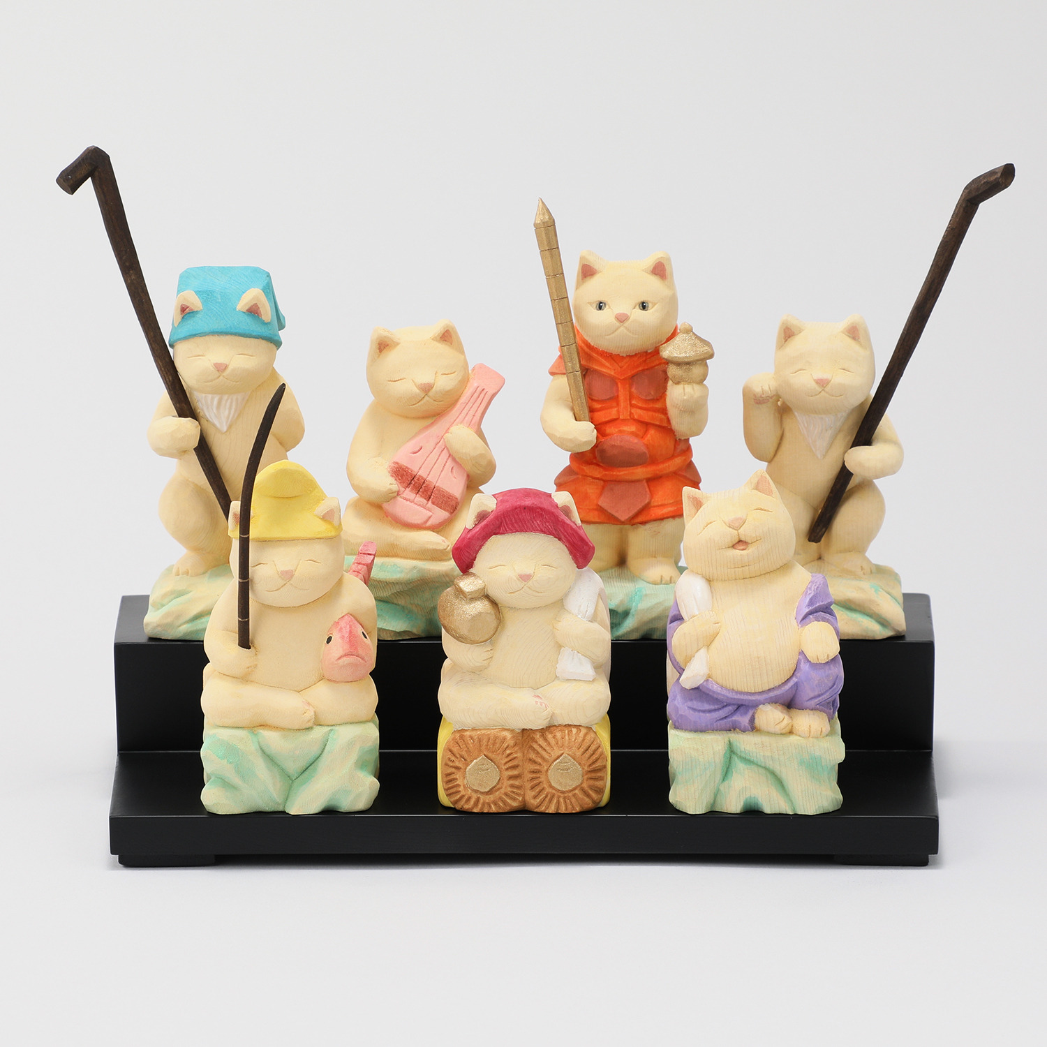 猫buddha 猫福神七福揃え- ショップチャンネル