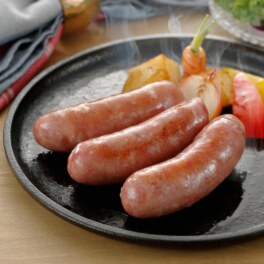 千葉 ＜シェフミートチグサ＞ 千葉県産豚肉使用！ 熟成あらびきソーセージ （フランク） 