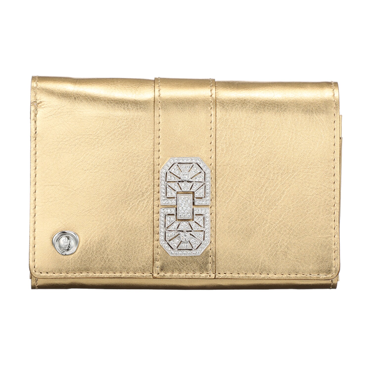 エーディーエムジェイ ベビーカーフ アールデコモティーフ スモールウォレット エーディーエムジェイ ベビーカーフ アールデコモティーフ