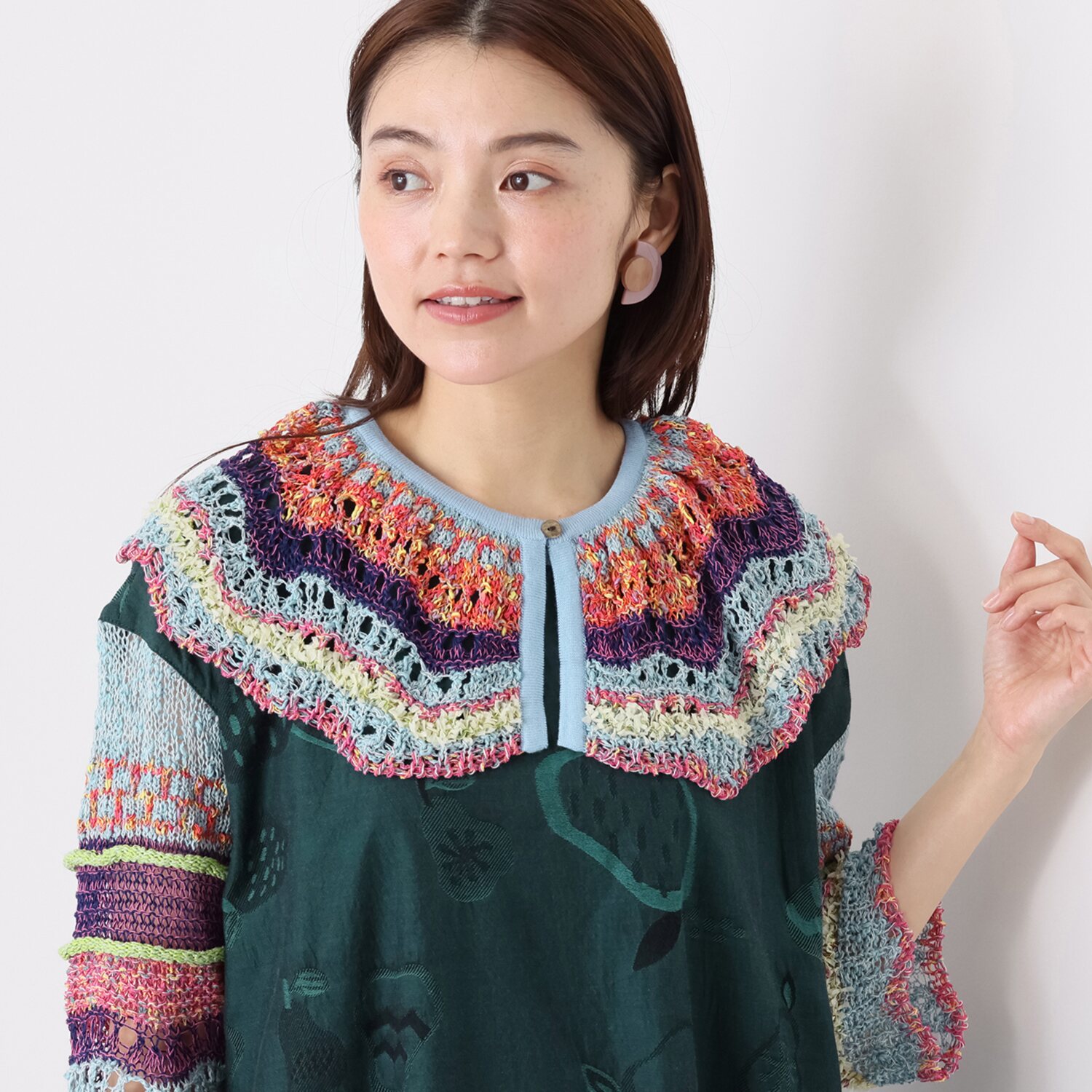 エムアンドキョウコ ネックウォーマー エムアンドキョウコ(M.&KYOKO