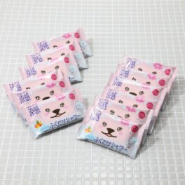 汗すっきり！ ひんやり ふくだけシャワー フルーティー シャボンの香り ＜ミニサイズ＞ １２パックセット