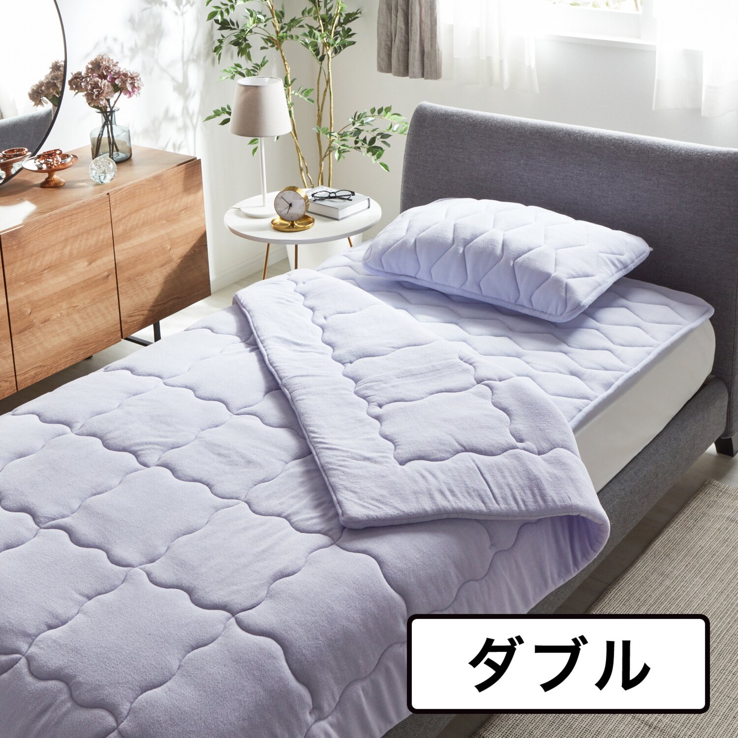 快眠博士 “ＺＥＰＰＩＮパイル 　Ｐｌｕｓ” 寝汗の吸水力が違う！ 爽やかコットンパイルの 日本製肌掛けふとん ＜ダブル＞