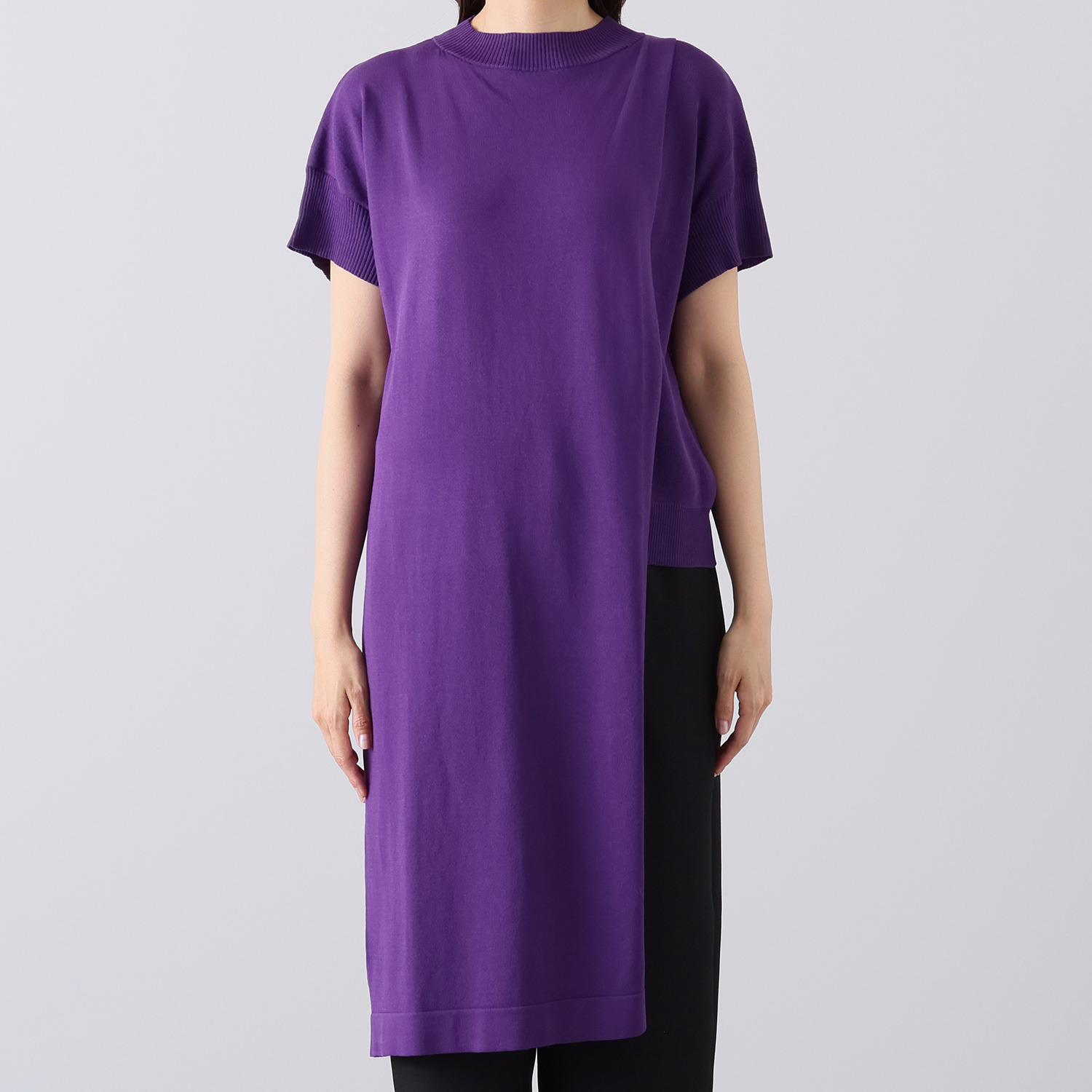 ソソビヨリ イレギュラーヘム ロングニット