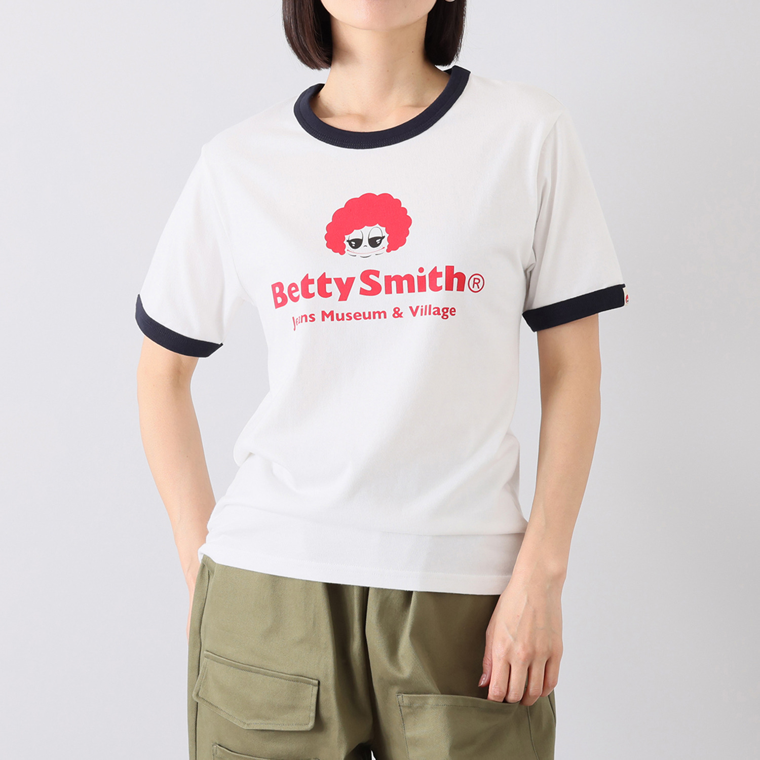 ベティスミス ロゴマークプリント リンガーＴシャツ