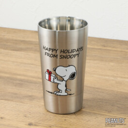 スヌーピー 木箱入り ステンレスタンブラー