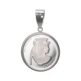 祈平 純プラチナ ＣＩＴ社製造 １／１０オンス クレオパトラコイン ペンダントトップ