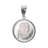祈平 純プラチナ ＣＩＴ社製造 １／１０オンス クレオパトラコイン ペンダントトップ