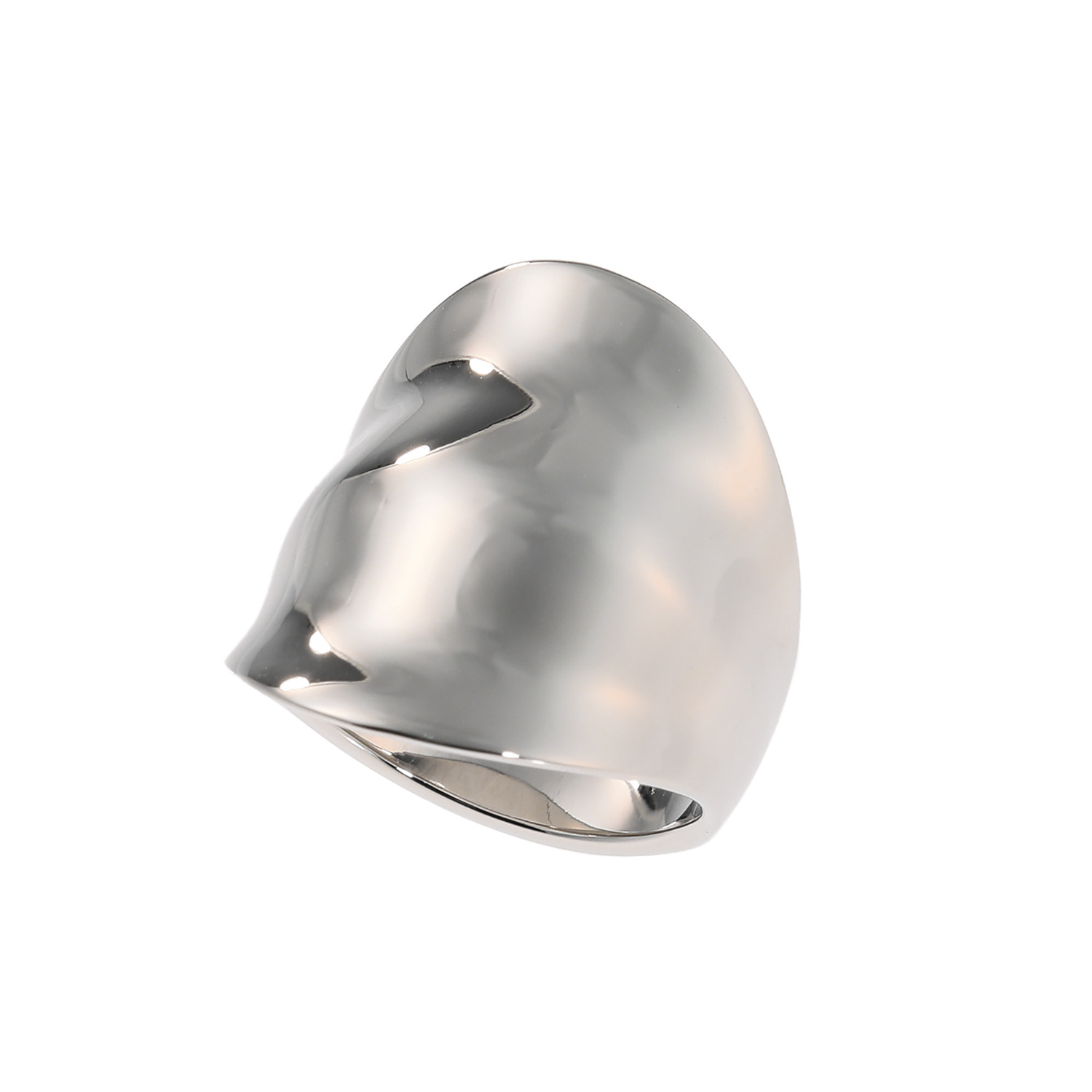 ラフィナリスタ サージカルステンレス ウェーブデザイン ボリュームリング