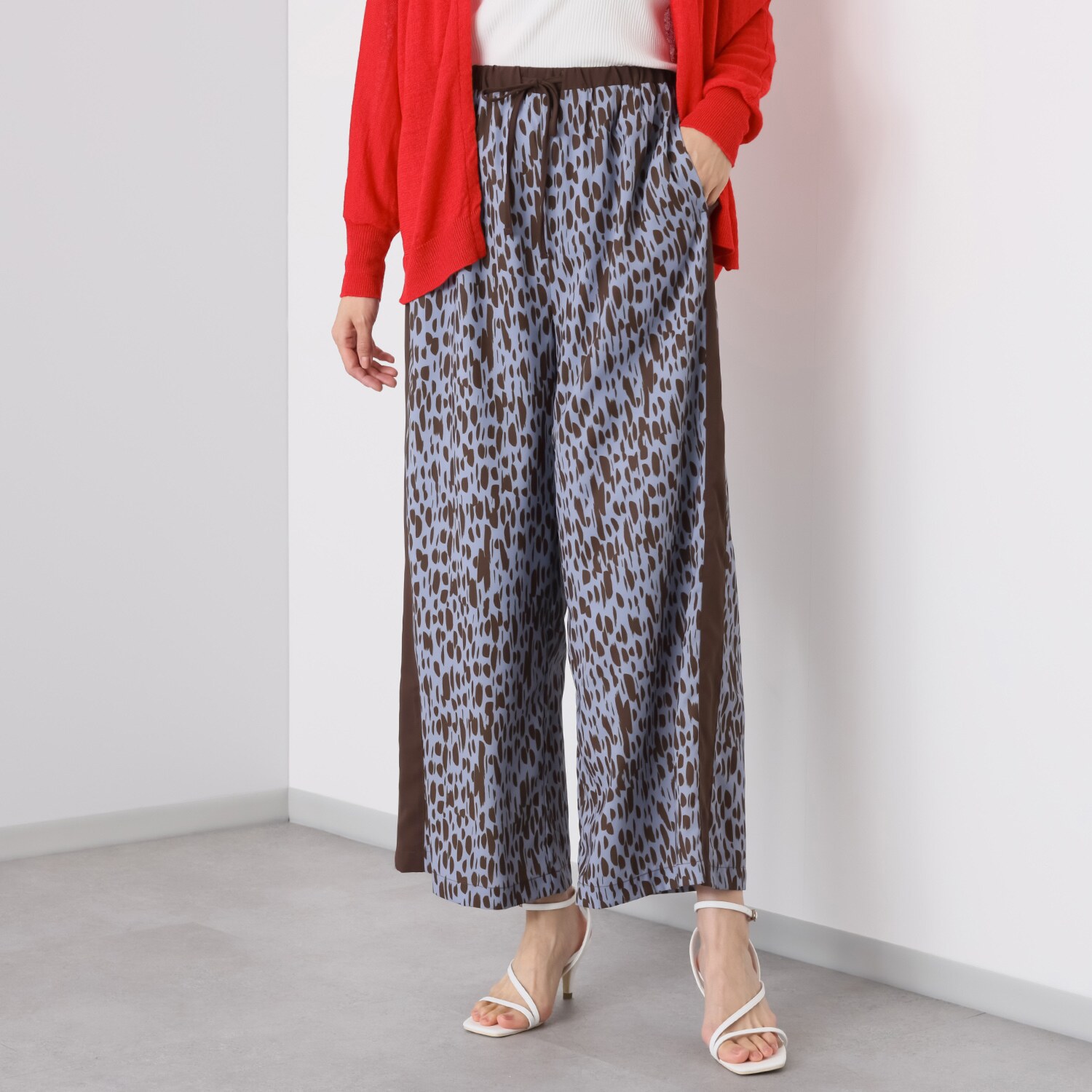 エピデミーク ダルメシアン柄パンツ