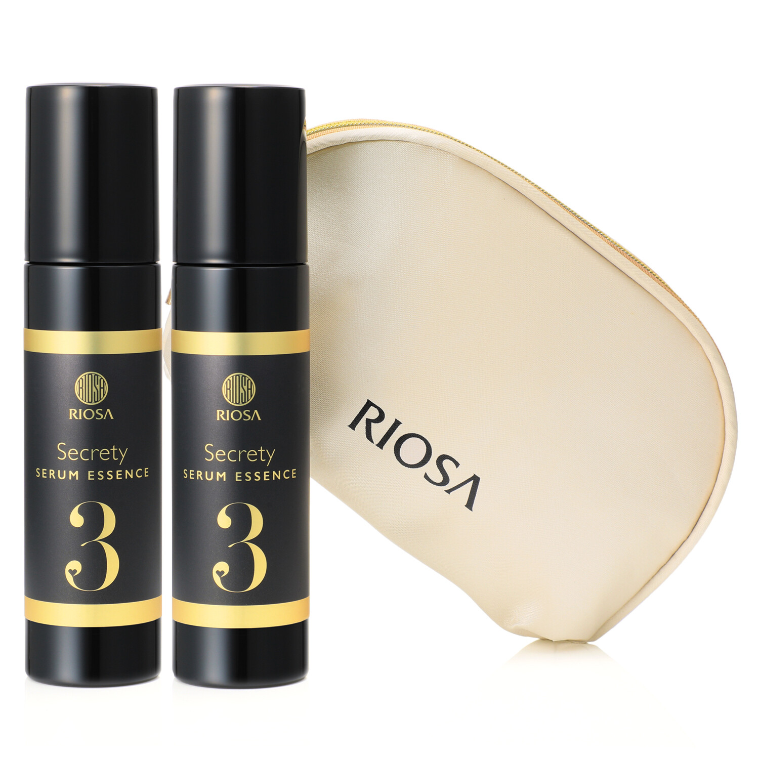 リオッサ 美容成分を多層カプセル化 ハリツヤ潤い美肌へ導く 濃密大容量美容液 シークレッティ・ セラムエッセンス ２本特別セット