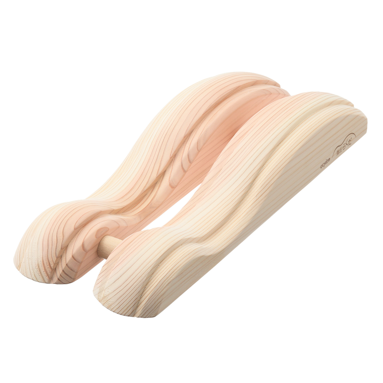 寝っ転がるだけで 肩と背中の筋肉をほぐす！ 指圧らくだ