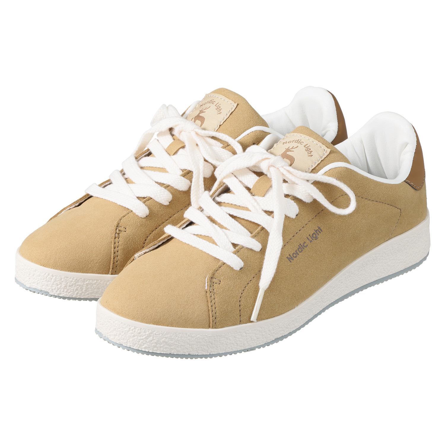 ノルディックライト マイクロファイバー スエード調スニーカー