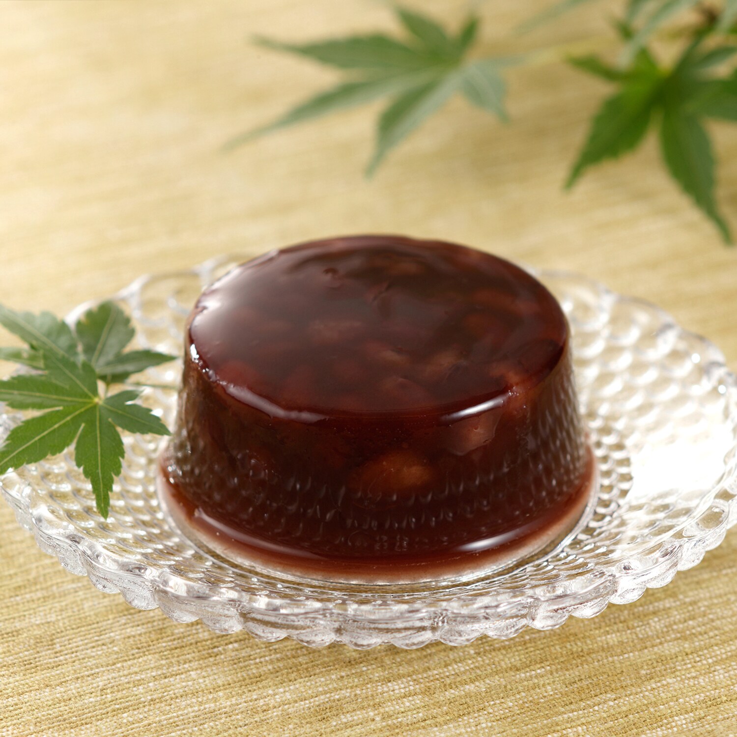 鹿の子豆入り水ようかん