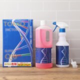 独自開発された ジェル泡状のトイレ洗浄液 汚れにピッタリと張り付き 届きにくいフチ汚れも スカッとキレイに！ 東京ファクトリー 輝きプロ スーパーＱ１０