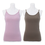 サラバディ 着心地ラクチン カップ付キャミソール ２枚セット