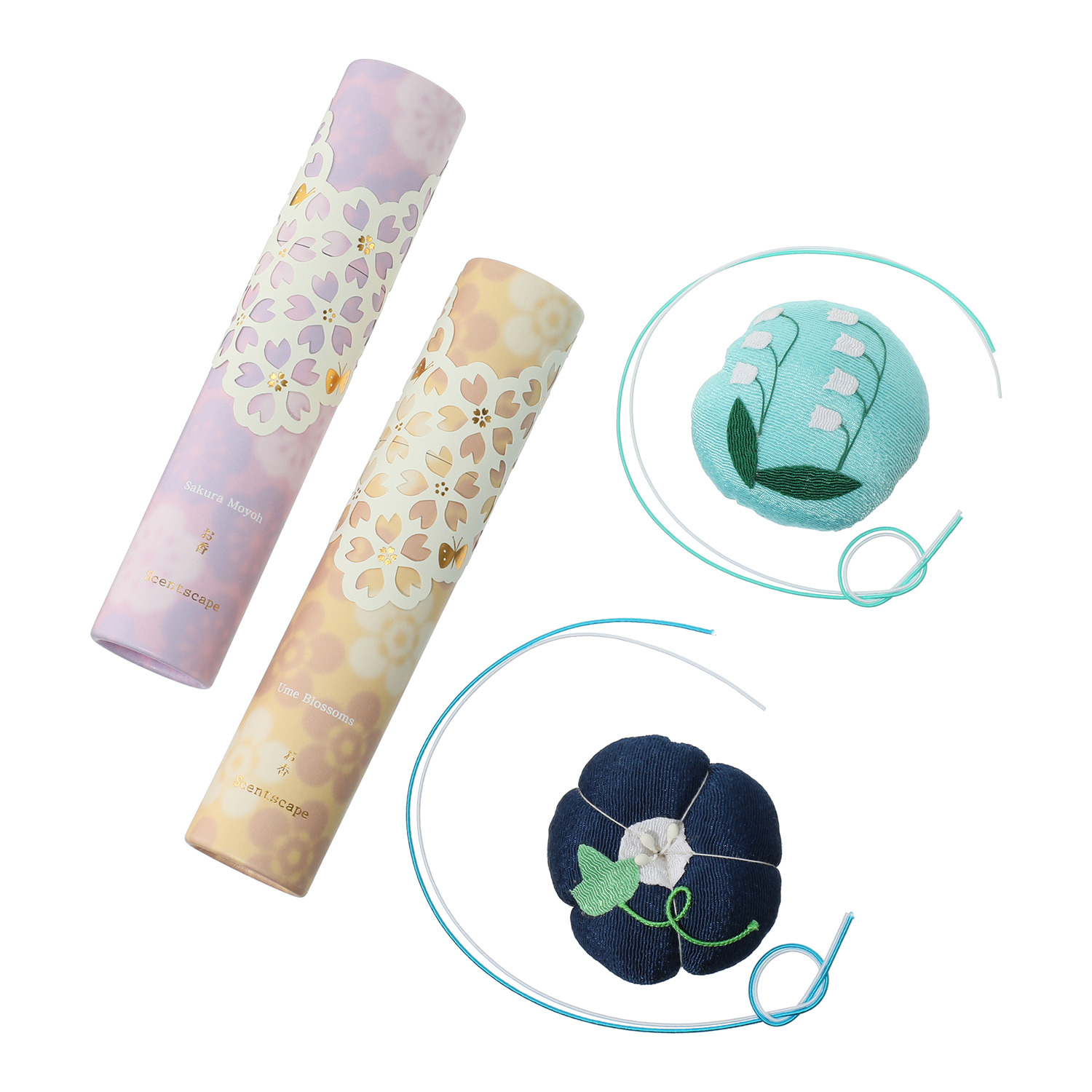 日本香堂 移りゆく季節を感じる お香と匂ひ袋セット