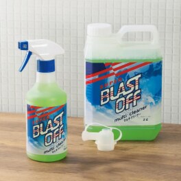 米軍やＮＡＳＡでも導入 驚きの汚れ落ち！ スーパーブラストオフ マルチクリーナー 計２．５リットルセット