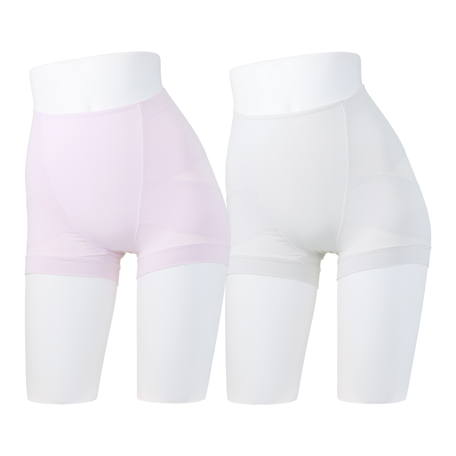 エイジングサポート 綿混ソフトフィット 一分丈ショーツ２枚セット