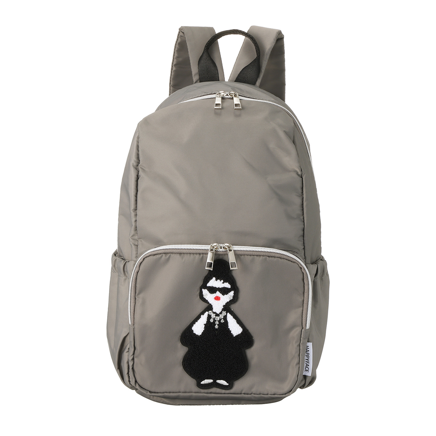 ハッピーフェイス はっ水 レディーエマ 相良刺しゅう リュック 