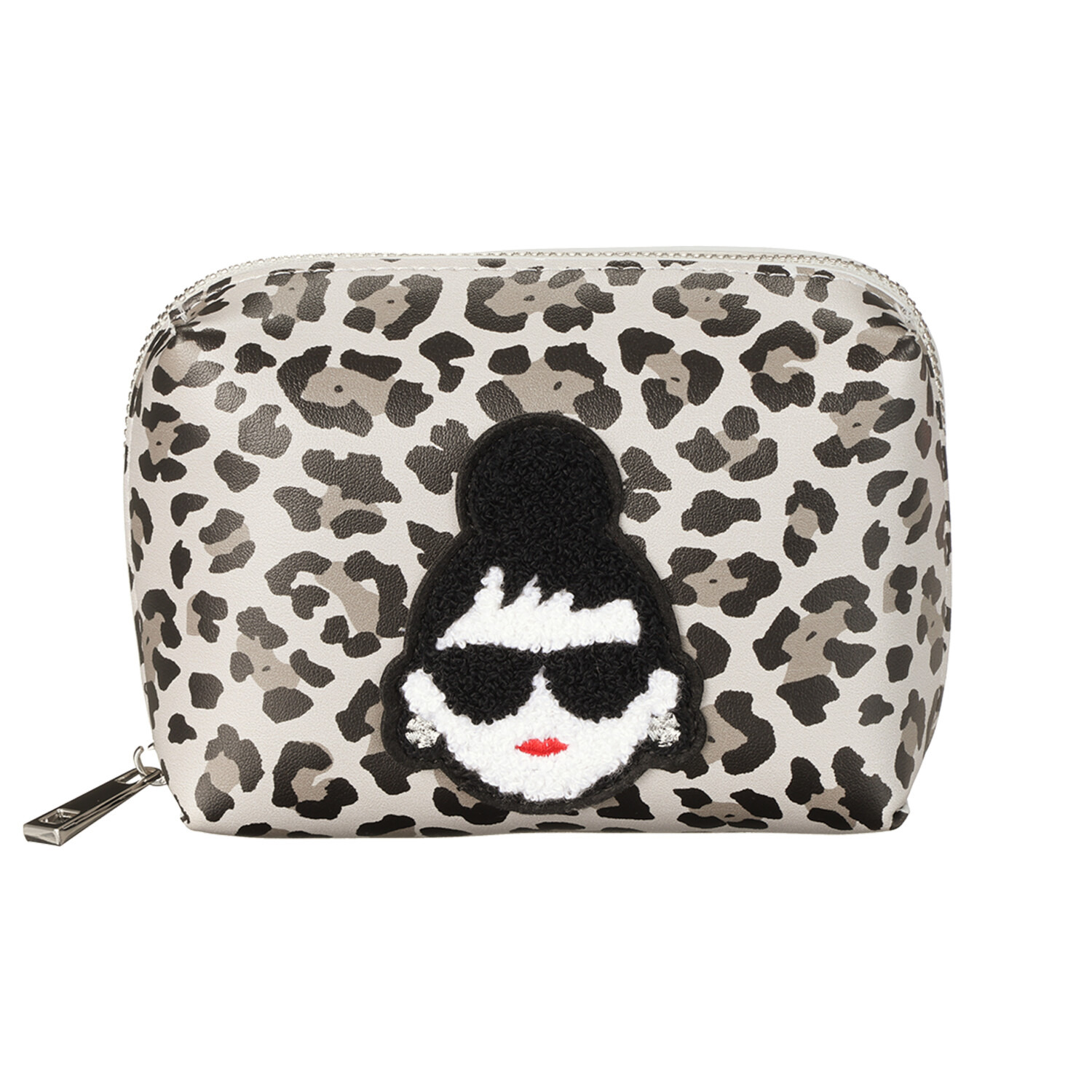 ハッピーフェイス ポケットで収納上手！ レディーエマ 相良刺しゅう レザー風ポーチ