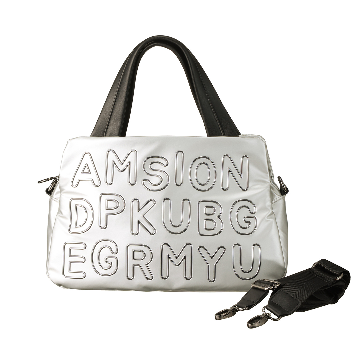 ダジュール アルファベットデザイン ２ウェイバッグ
