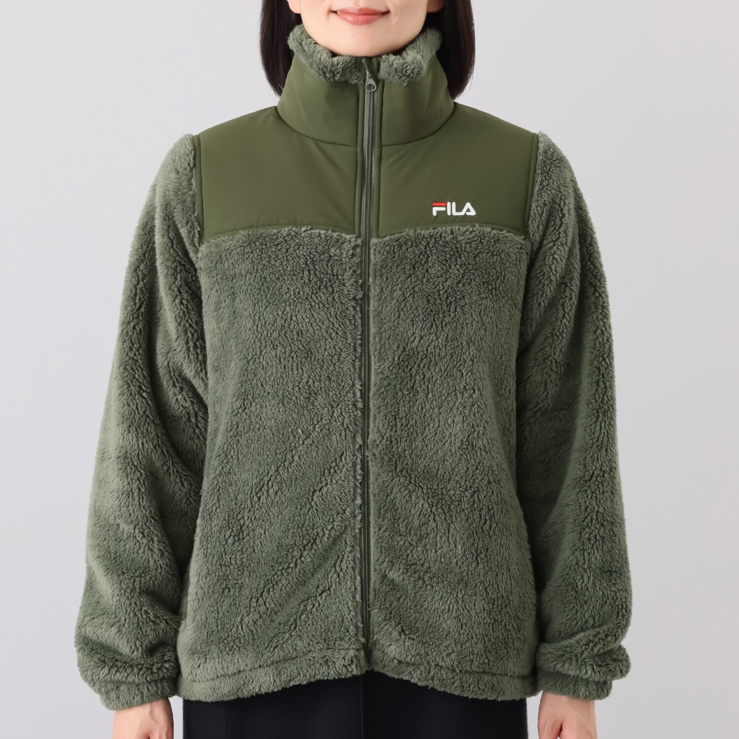 フィラ　マルチライン ＵＶカット モコモコシャギー トラックジャケット