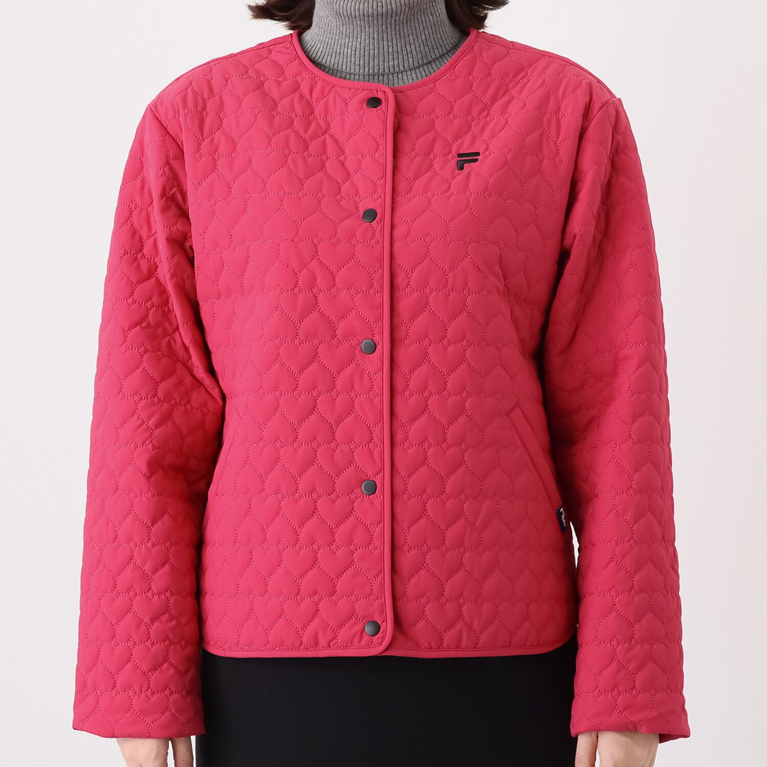 フィラ はっ水 中綿入りカーディガン