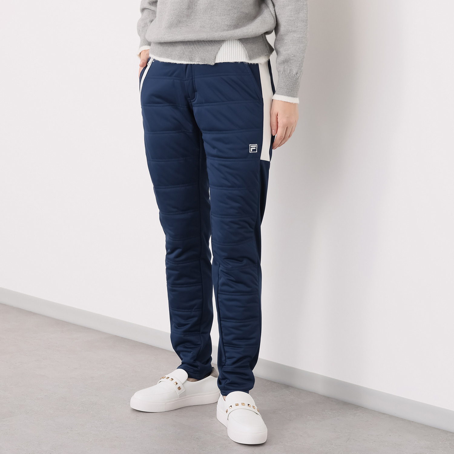 フィラ 防風・蓄熱 中綿入り ボンディングパンツ