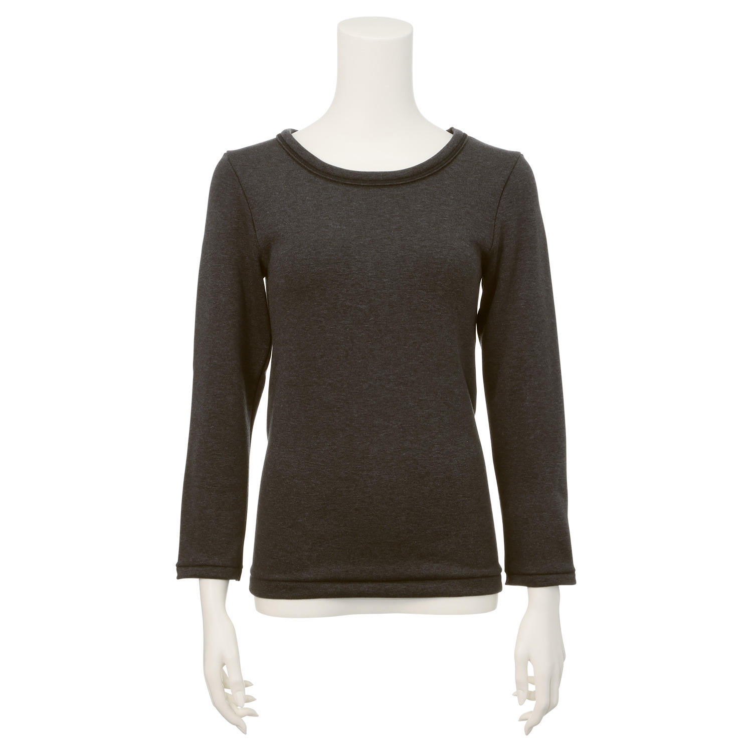 着まわし７デイズ 高保温・吸湿発熱 裏起毛 クルーネック カットソープルオーバー