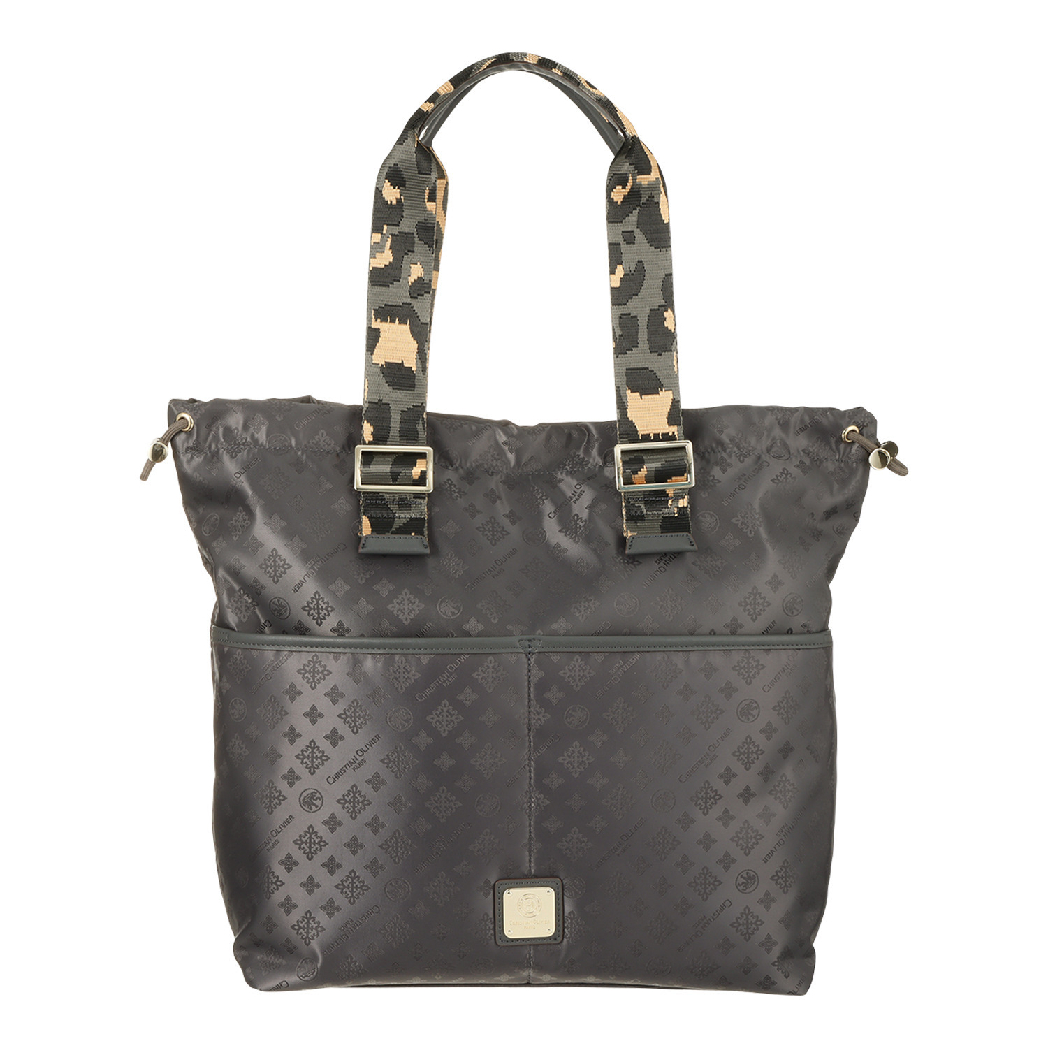 クリスチャン　オリビエ はっ水ジャガード 巾着＆マグネット式 トートバッグ