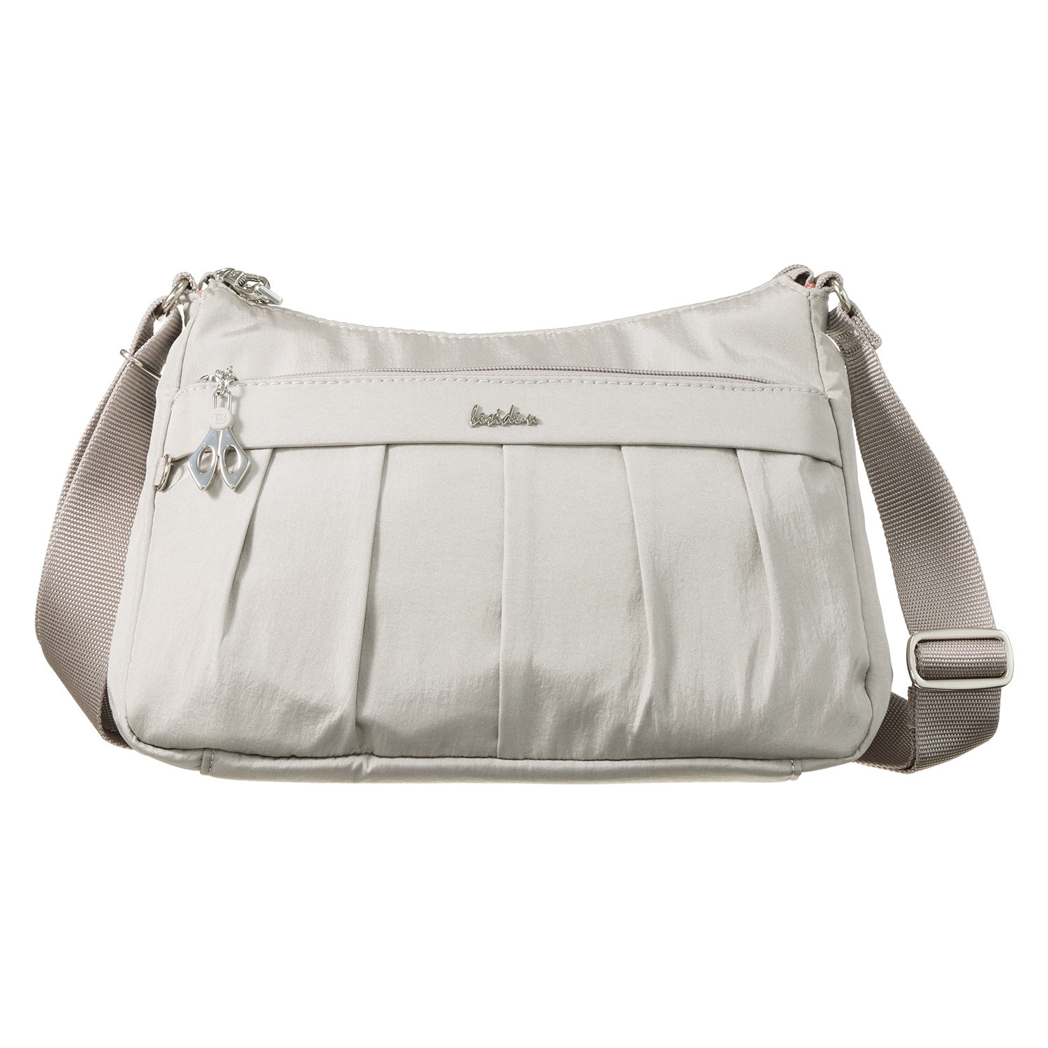 ビサイユ はっ水 “タック＆プリーツ” クロスショルダーバッグ ＜Ｓ＞