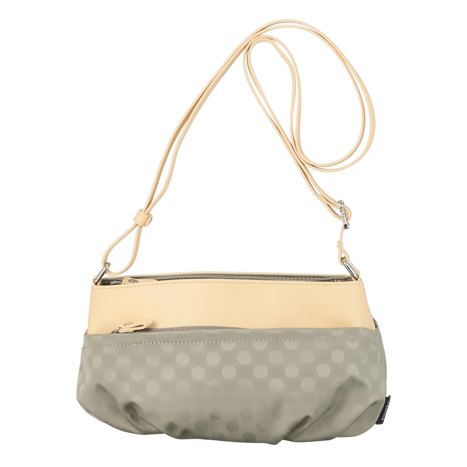 イザック はっ水 ドットジャガード ショルダーバッグ