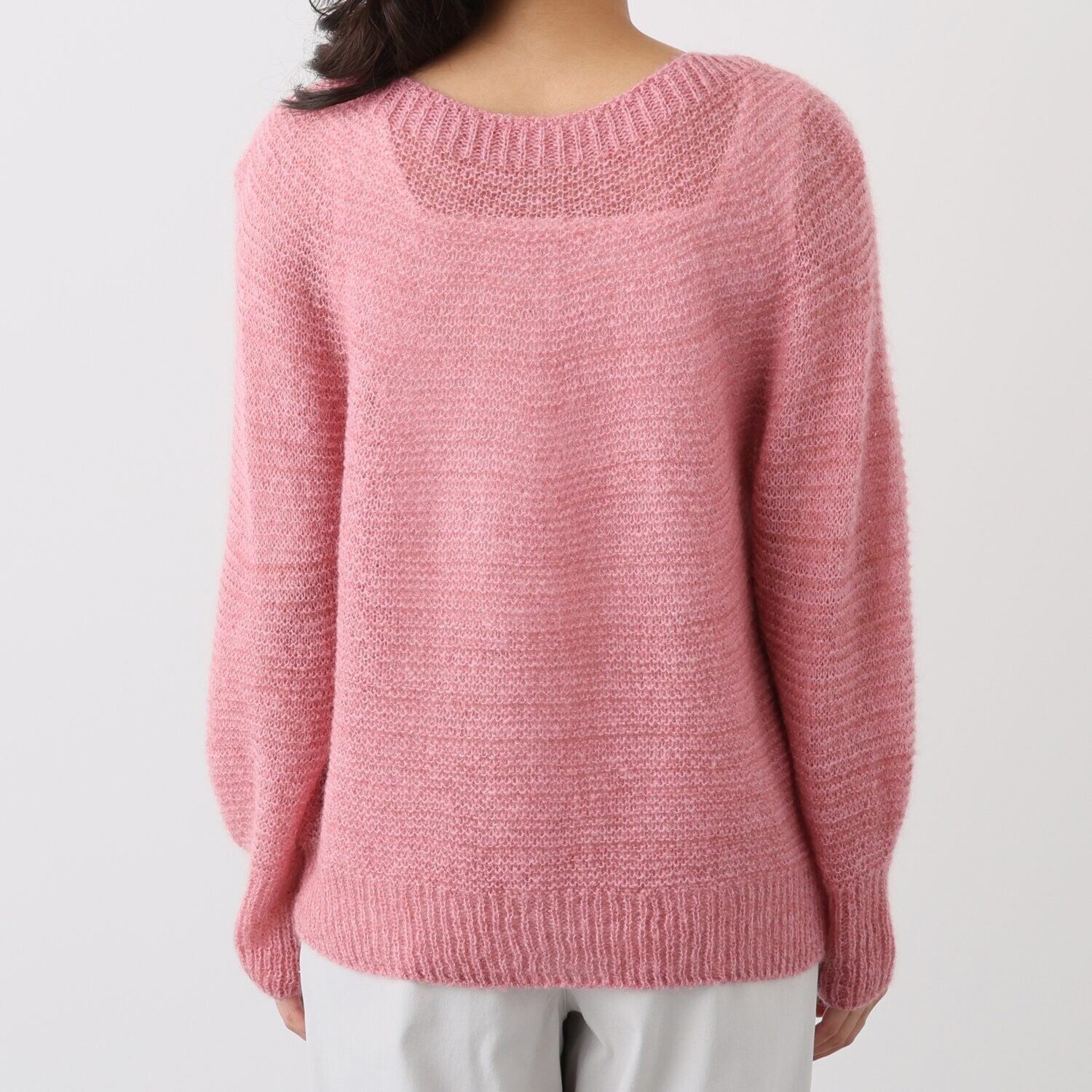 ボン・サンス ホールガーメント ボートネック プルオーバー