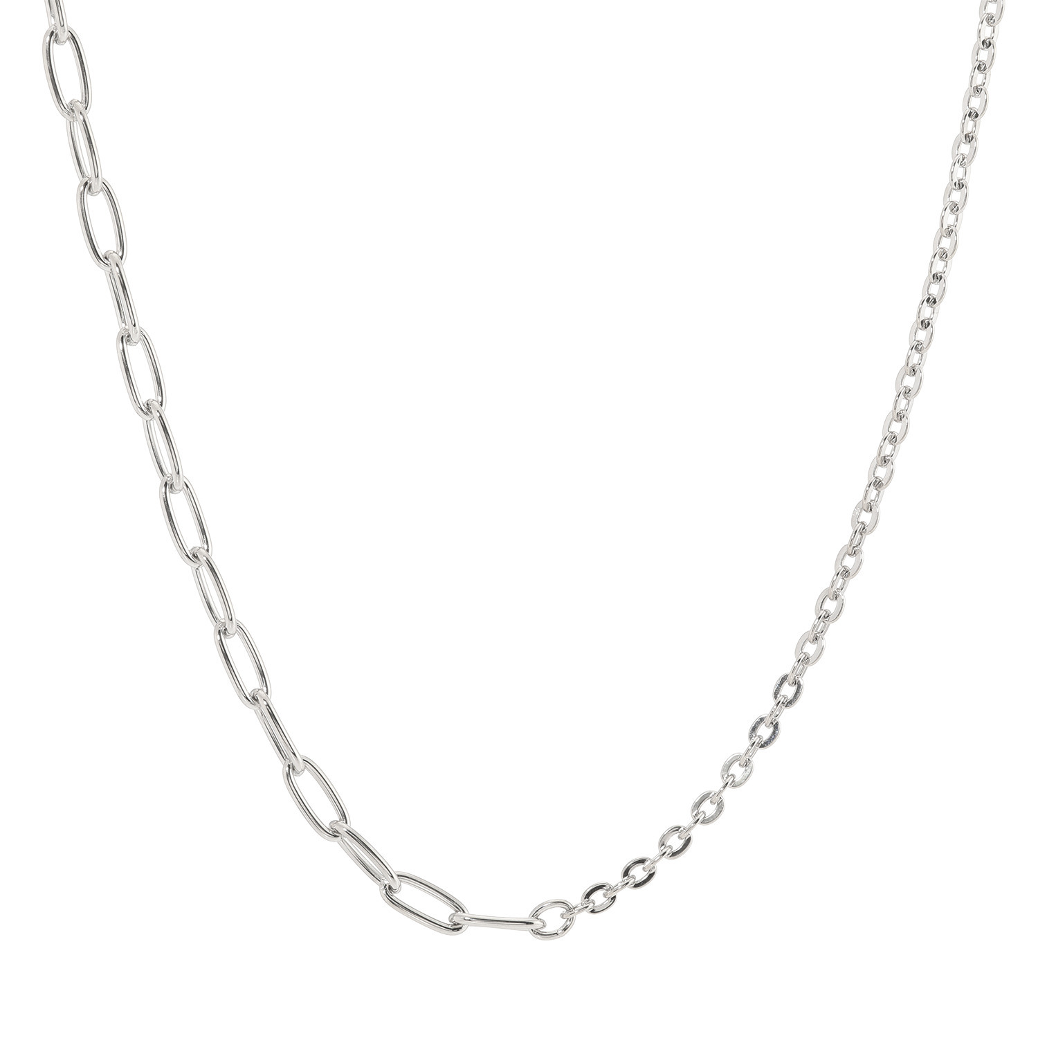 シマ・リリアーナ ステンレス ミックスチェーン ネックレス