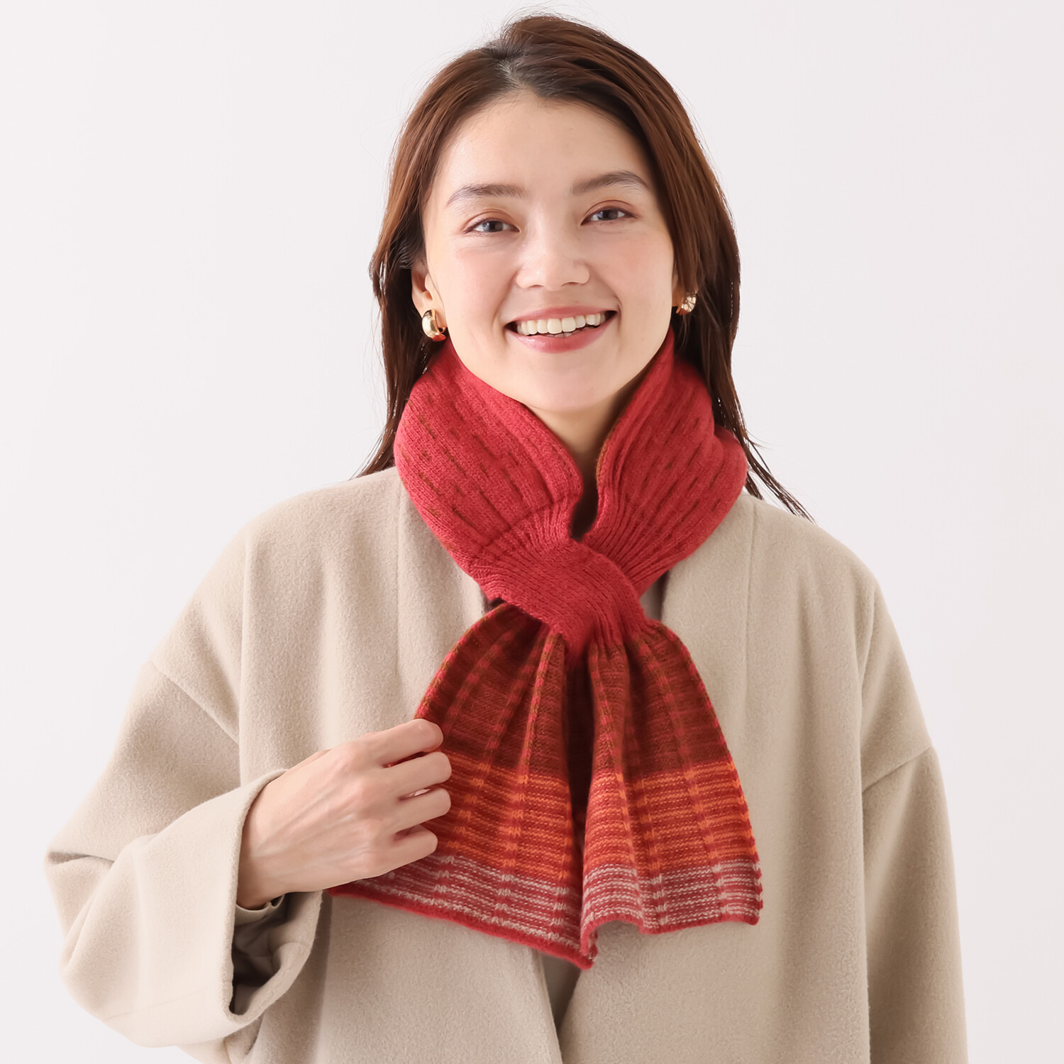 ベル・モード ウール１００％ スモールマフラー